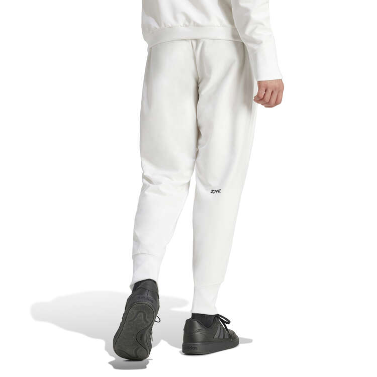 adidas Mens Z.N.E. Premium Pants White XS, White, rebel_hi-res