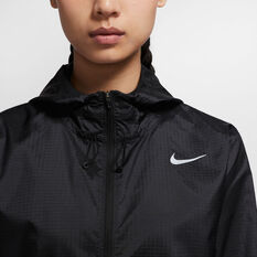 Nike Womens Essential Running Jacket, Black, rebel_hi-res