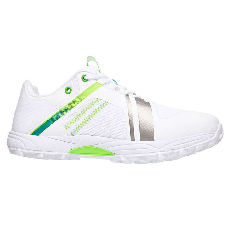 Kookaburra Pro 2.0 Rubber Kids Cricket Shoes White/Lime US 3, White/Lime, rebel_hi-res