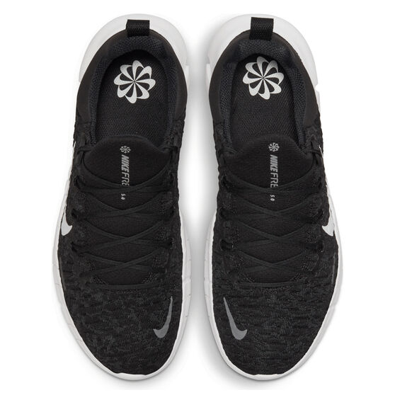 Nike Free RN 5.0 Womens Running Shoes Black/White US 6, Black/White, rebel_hi-res