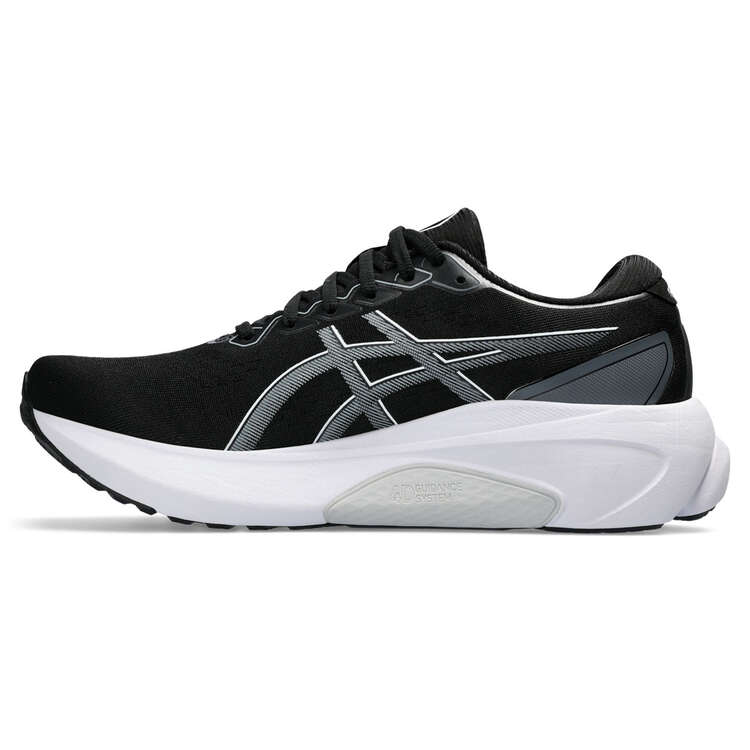 Asics GEL Kayano 30 Mens Running Shoes Black/Grey US 7, Black/Grey, rebel_hi-res
