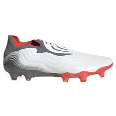 adidas Copa Sense + Football Boots White/Red US Mens 7 / Womens 8.5, White/Red, rebel_hi-res