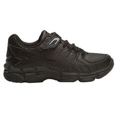 Asics Gel 540TR Leather PS Kids Running Shoes Black US 11, Black, rebel_hi-res