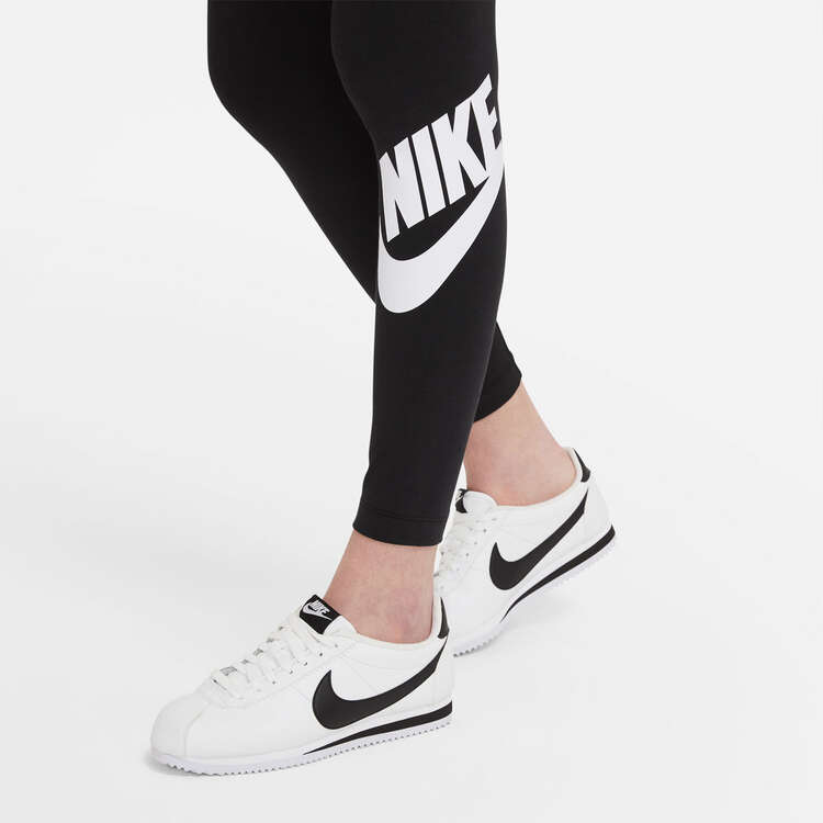 Nike Womens Sportswear Essential High-Rise Leggings Black XS, Black, rebel_hi-res