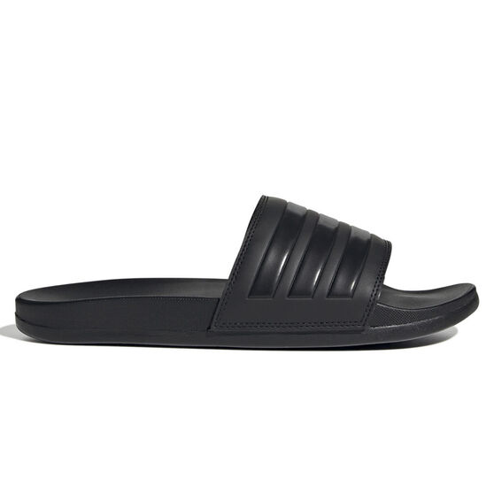 adidas Adilette Comfort Mens Slides, Black, rebel_hi-res
