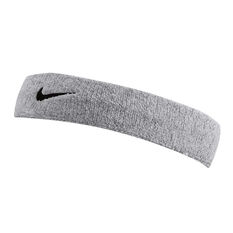 Nike Swoosh Headband, Silver / Black, rebel_hi-res