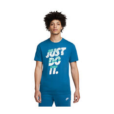 Nike Mens Sportswear Just Do It Tee Blue XS, Blue, rebel_hi-res