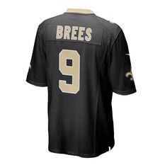 New Orleans Saints Drew Brees Mens Jersey Black S, Black, rebel_hi-res