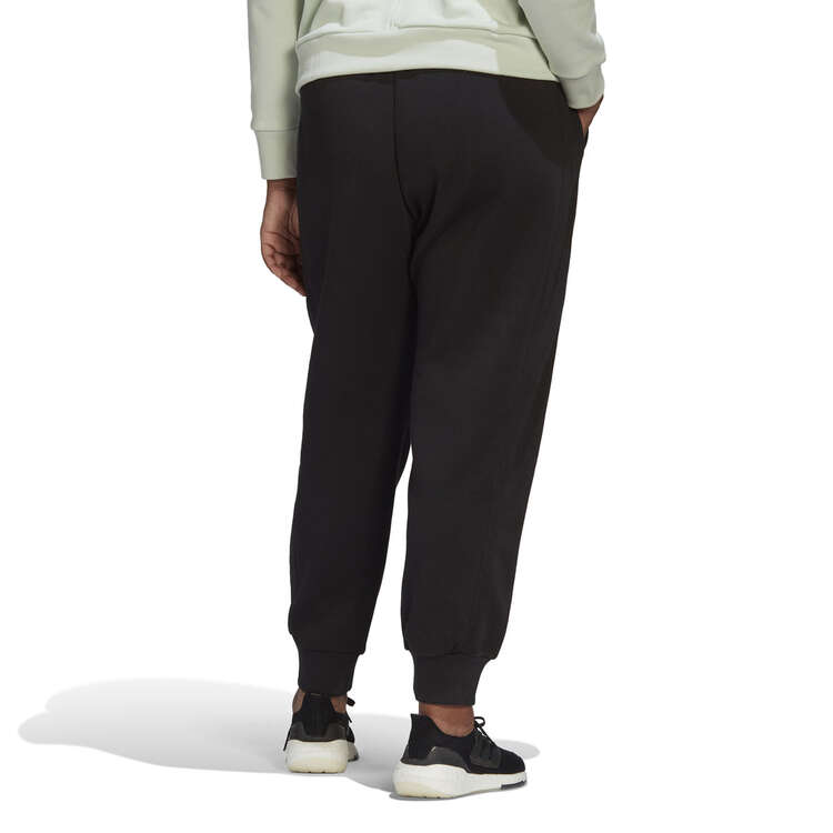 adidas Womens ALL SZN Fleece Pants (Plus Size) Black 1X, Black, rebel_hi-res