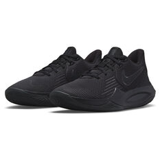 Nike Precision 5 Basketball Shoes, Black, rebel_hi-res