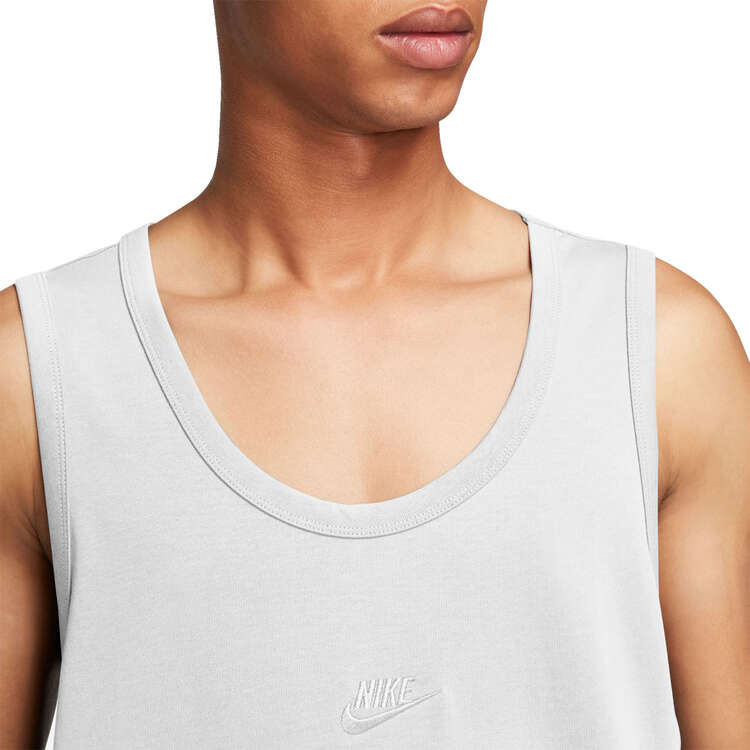 Nike Mens Sportswear Premium Essentials Tank, White, rebel_hi-res