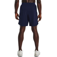 Under Armour Mens Launch 7inch Running Shorts Blue S, Blue, rebel_hi-res