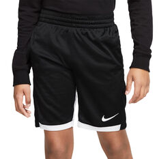 Nike Boys Dri-FIT 6in Trophy Shorts Black/White XS, , rebel_hi-res