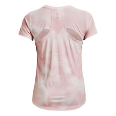 Under Armour Womens Iso-Chill 200 Laser Tee, Pink, rebel_hi-res