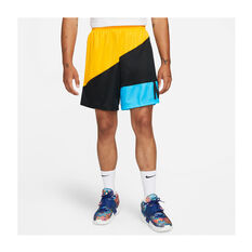 Nike Mens Dri-Fit Basketball Shorts, Gold, rebel_hi-res