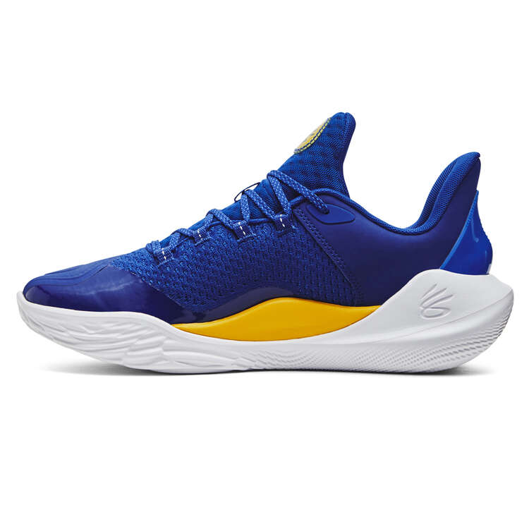 Under Armour Curry 11 Dub Nation Basketball Shoes, Blue/White, rebel_hi-res