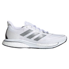 adidas Supernova+ Womens Running Shoes White/Silver US 10, White/Silver, rebel_hi-res