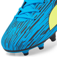 Puma Rapido 3 Kids Football Boots, Blue/Yellow, rebel_hi-res