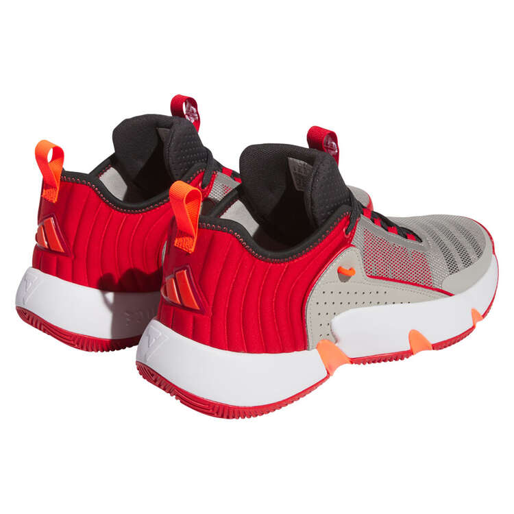 adidas Trae Unlimited Basketball Shoes, Grey/Red, rebel_hi-res