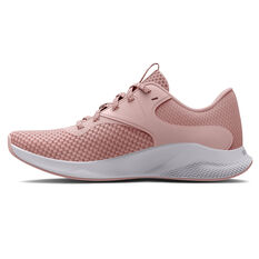 Under Armour Charged Aurora 2 Womens Running Shoes Pink/Grey US 6, Pink/Grey, rebel_hi-res