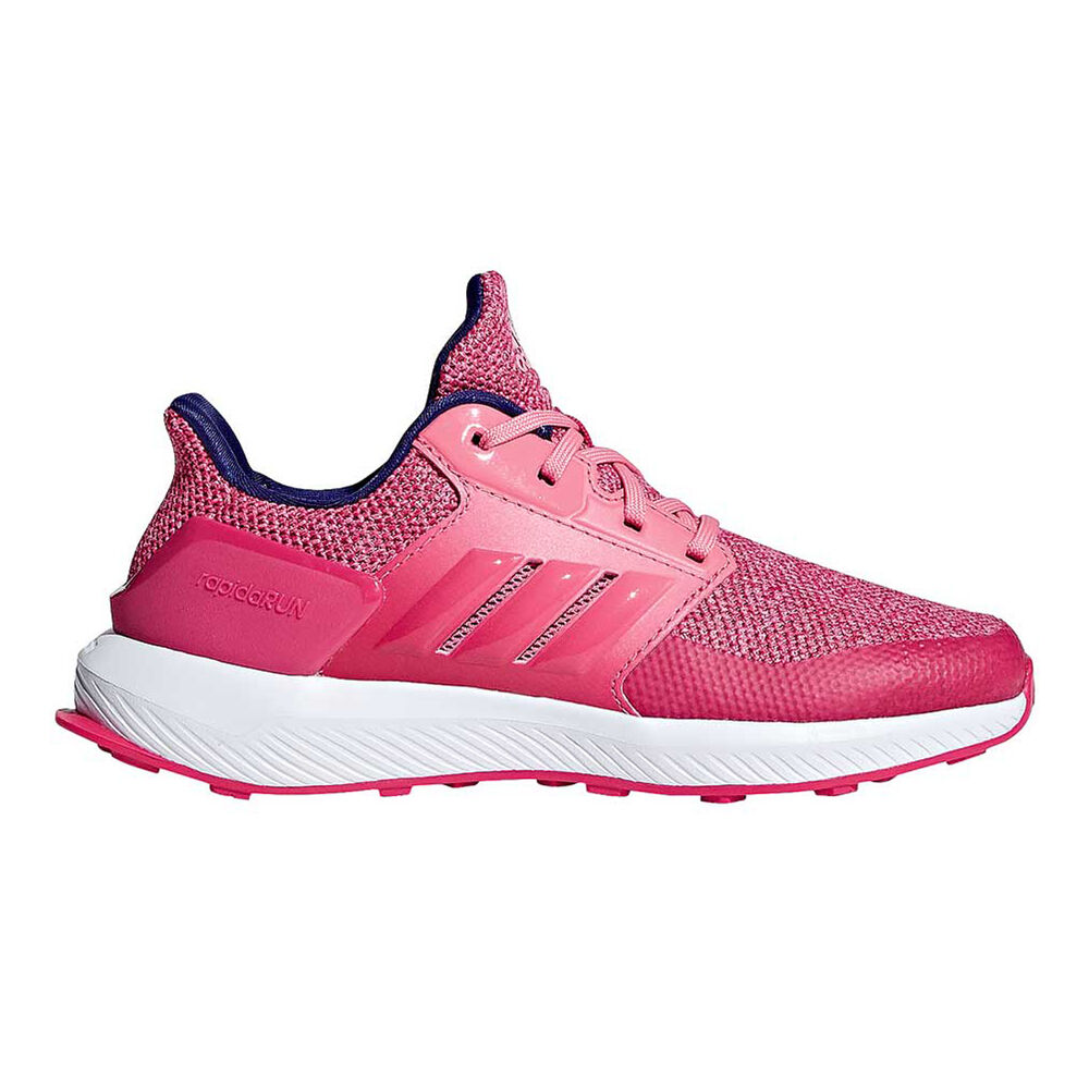 adidas RapidaRun Kids Running Shoes Berry US 6 | Rebel Sport