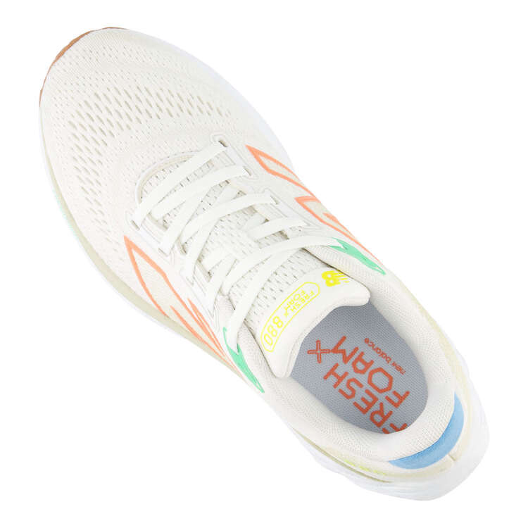 New Balance 880 V14 Womens Running Shoes, White/Red, rebel_hi-res