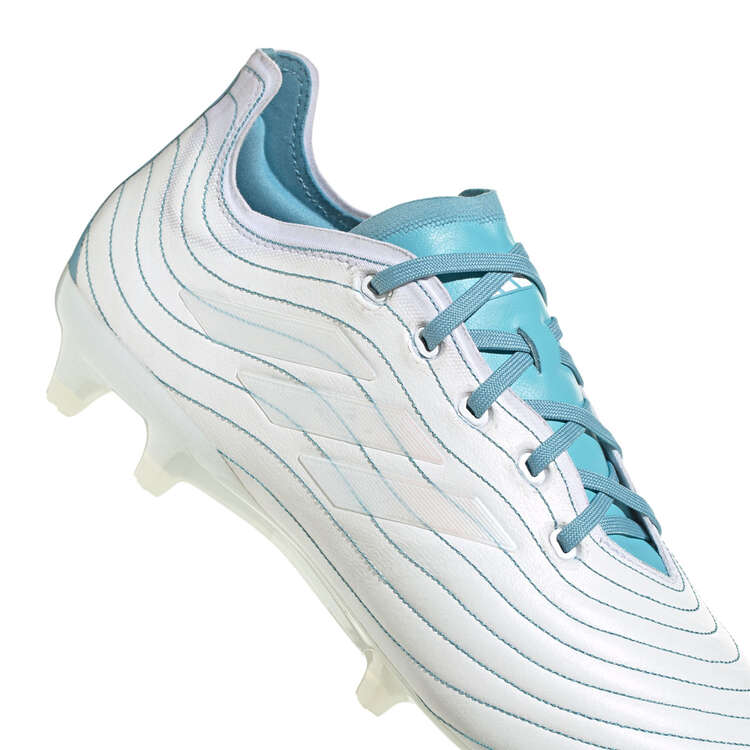 adidas X Parley Copa Pure .1 Football Boots, White/Blue, rebel_hi-res