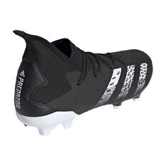 adidas Predator Freak .3 Football Boots Black US Mens 4 / Womens 5, Black, rebel_hi-res