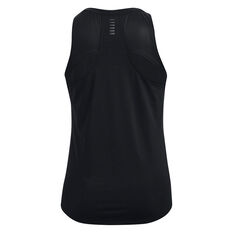 Under Armour Womens Iso-Chill 200 Laser Tank, Black, rebel_hi-res