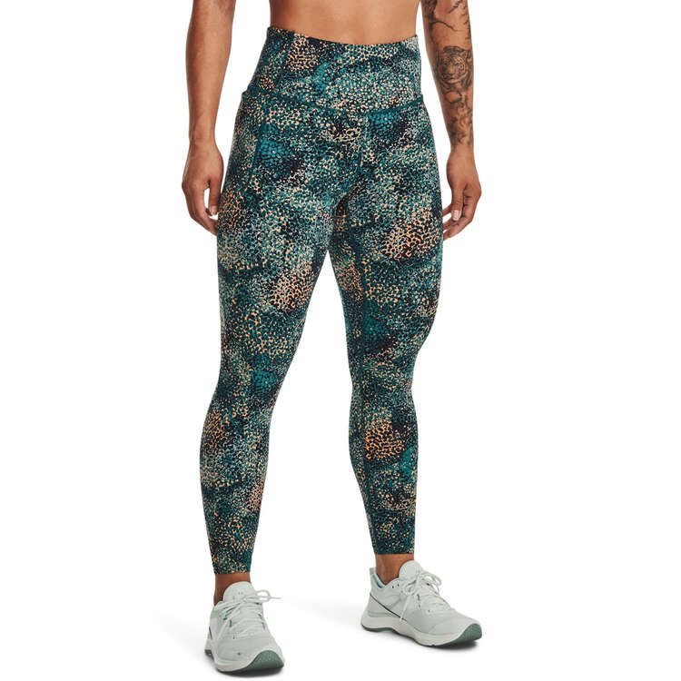 Under Armour Womens Meridian Ankle Tights Green XS, Green, rebel_hi-res