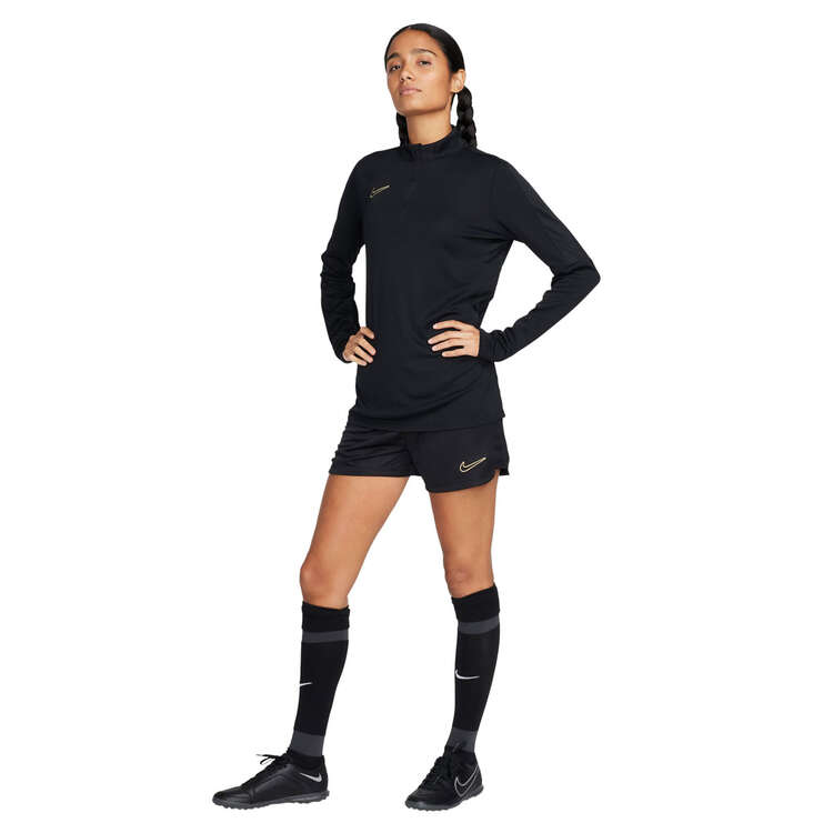 Nike Women's Dri-FIT Academy Football Drill Top, Black, rebel_hi-res