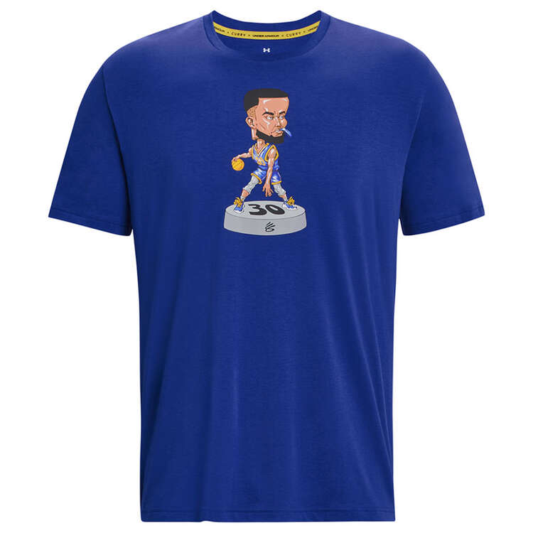 Under Armour Mens Curry Bobble Head Tee, , rebel_hi-res