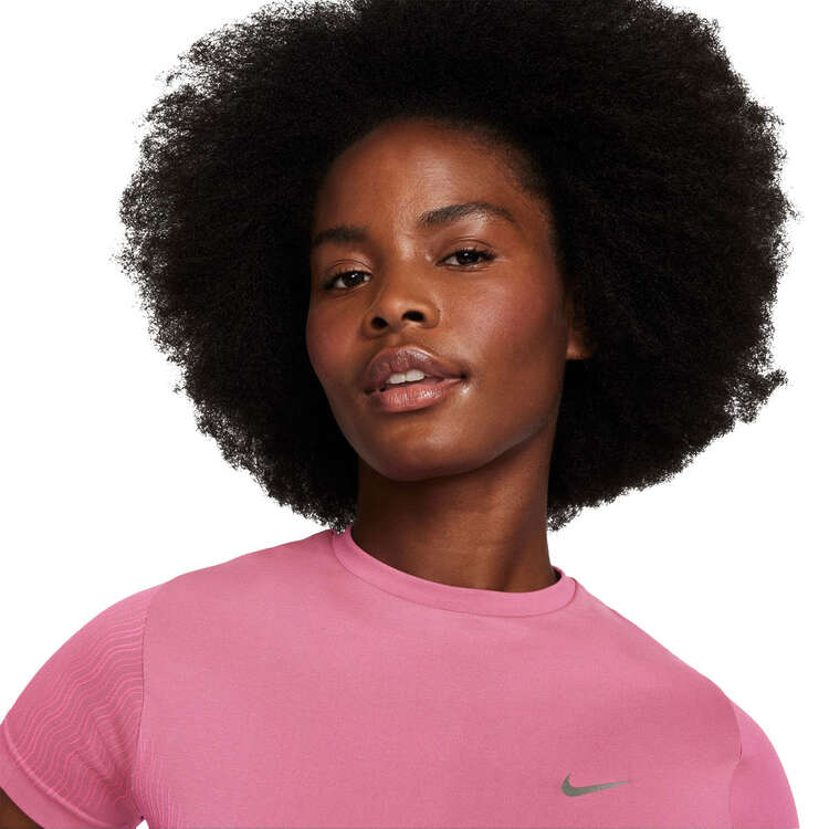 Nike Womens Running Division Dri-FIT ADV Running Tee, Pink/Purple, rebel_hi-res