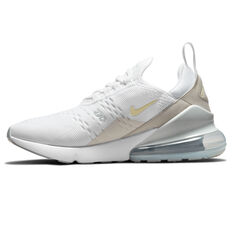 Nike Air Max 270 Essential Womens Casual Shoes White/Grey US 5, White/Grey, rebel_hi-res