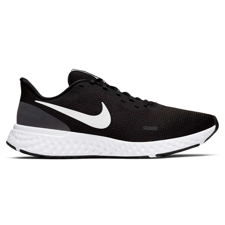 Nike Revolution 5 Mens Running Shoes, Black/White, rebel_hi-res