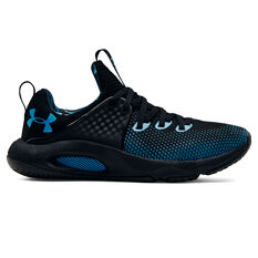 Under Armour HOVR Rise 3 Novelty Womens Training Shoes, Black/Blue, rebel_hi-res