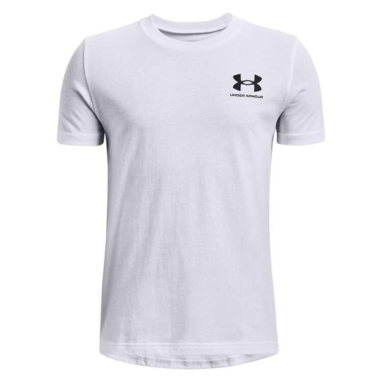 Under Armour Boys Sportstyle Left Chest Tee, , rebel_hi-res