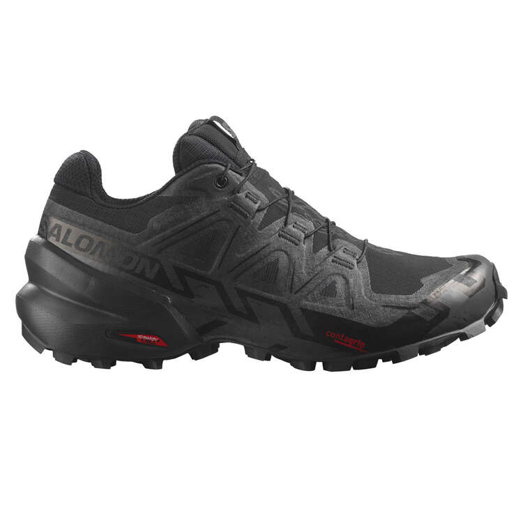 Salomon Speedcross 6 GTX Womens Trail Running Shoes Black US 6, Black, rebel_hi-res