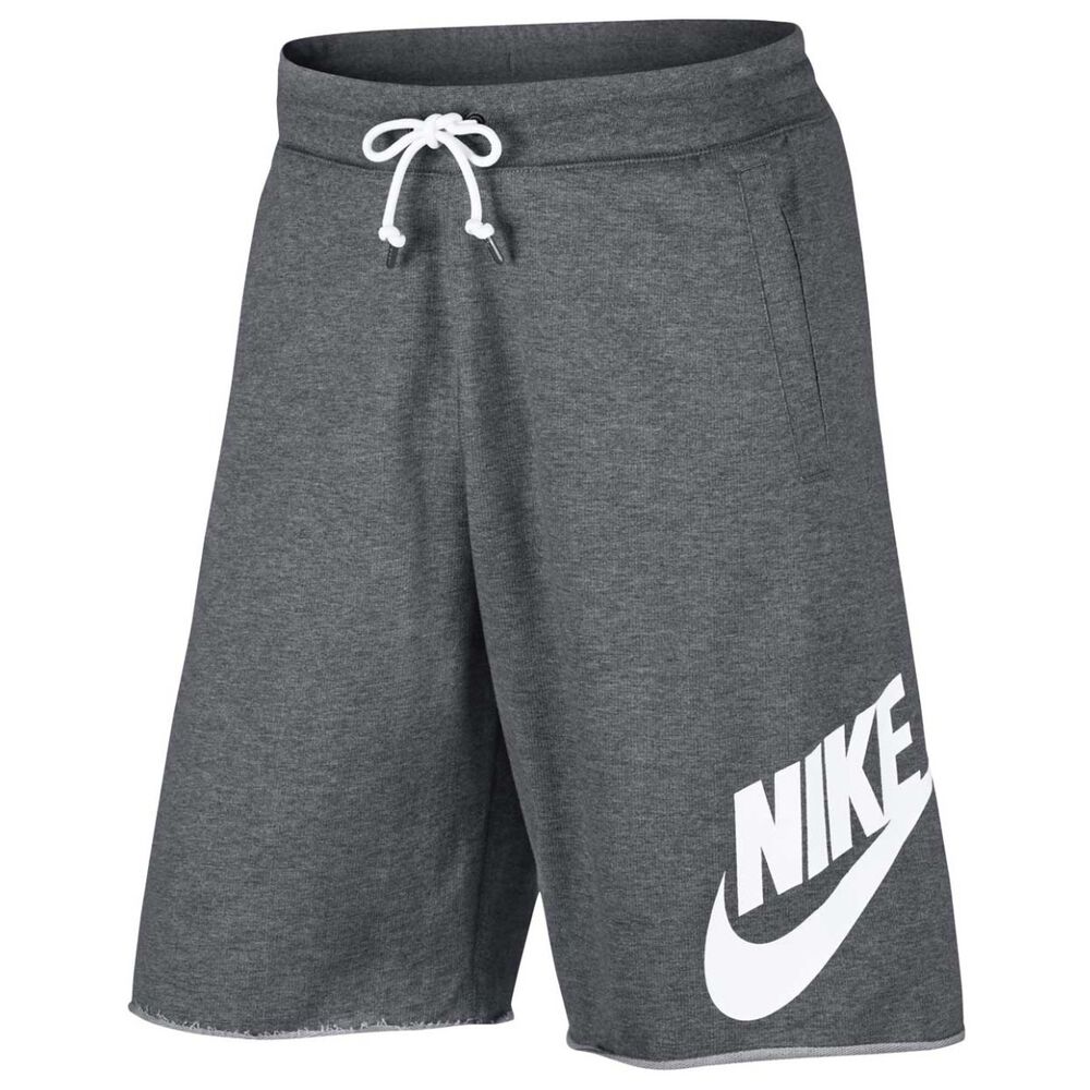 Nike Mens Sportswear Vintage Shorts Grey / White M Adult | Rebel Sport