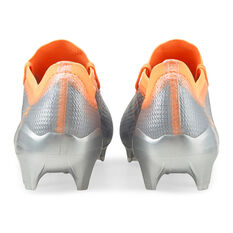 Puma Ultra 1.4 Football Boots, Silver/Orange, rebel_hi-res