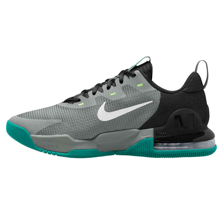 Nike Air Max Alpha Trainer 5 Mens Training Shoes Grey/Green US 7, Grey/Green, rebel_hi-res