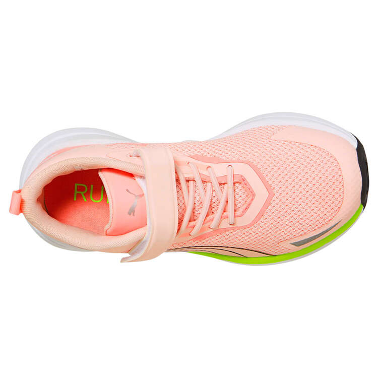Puma Kruz PS Kids Running Shoes, Pink/White, rebel_hi-res