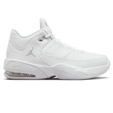 Jordan Max Aura 3 GS Kids Basketball Shoes White US 4, White, rebel_hi-res