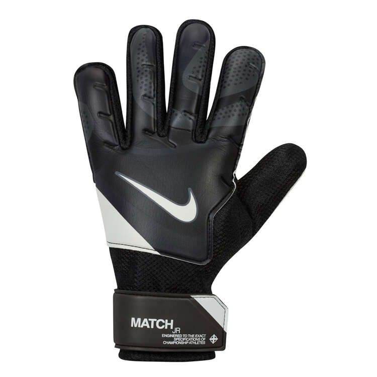 Nike Match Jr. Soccer Goalkeeper Gloves Black 4, Black, rebel_hi-res