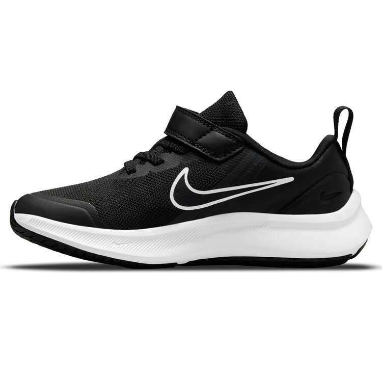 Nike Star Runner 3 PS Kids Running Shoes Black/Grey US 11, Black/Grey, rebel_hi-res