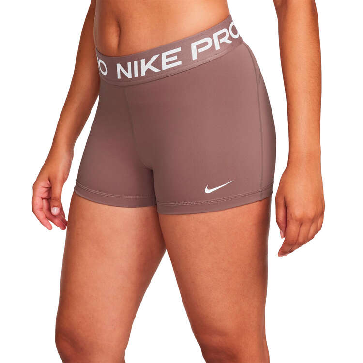 Nike Pro Womens 365 3 Inch Shorts, Mauve, rebel_hi-res