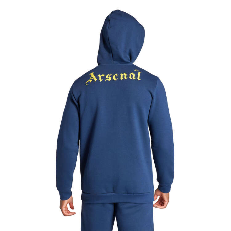 Arsenal Mens Essentials Trefoil Hoodie, Navy, rebel_hi-res