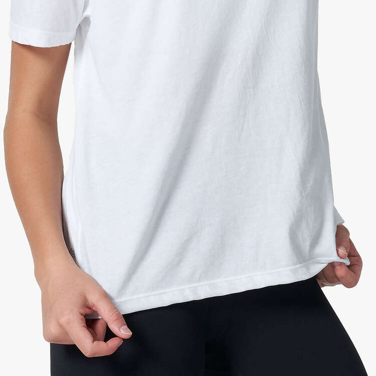 Ell/Voo Womens Essentials Relaxed Tee, White, rebel_hi-res