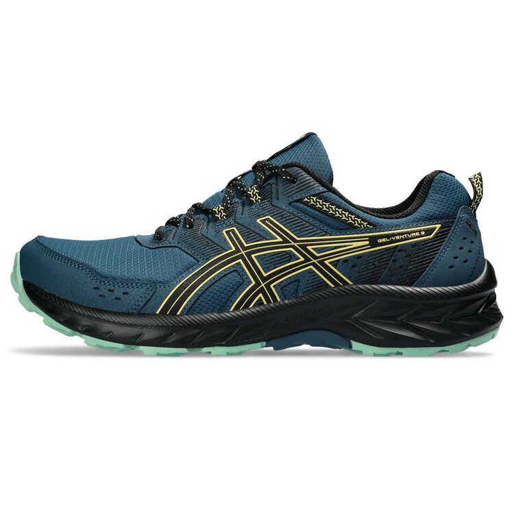 Asics GEL Venture 9 Mens Trail Running Shoes, Blue/Black, rebel_hi-res
