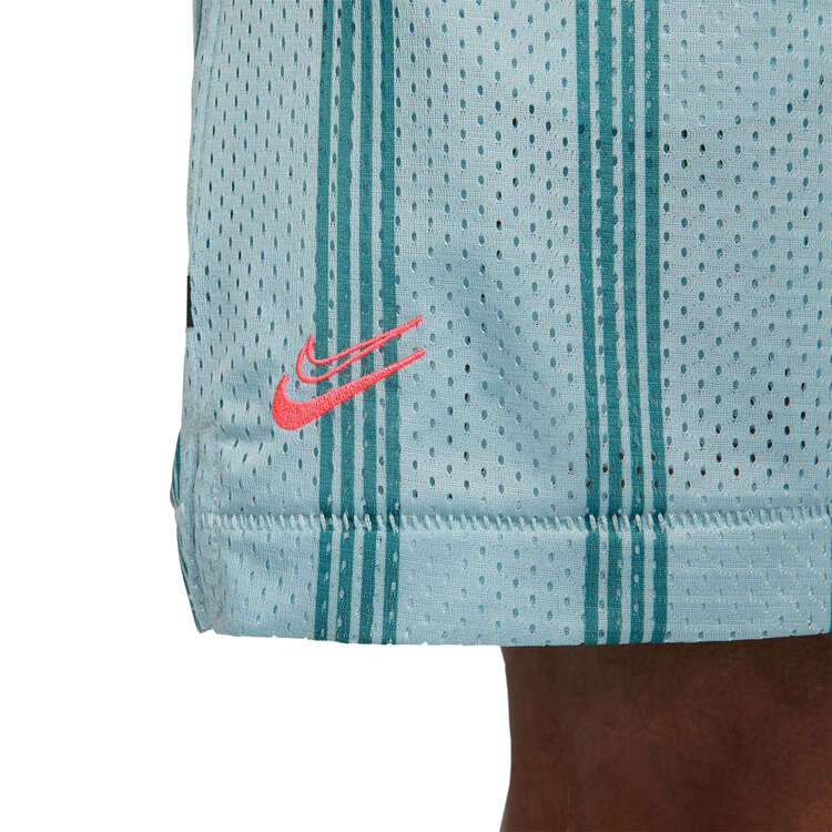 Nike Mens Kevin Durant Dri-FIT 8-inch Basketball Shorts, Blue/Pink, rebel_hi-res